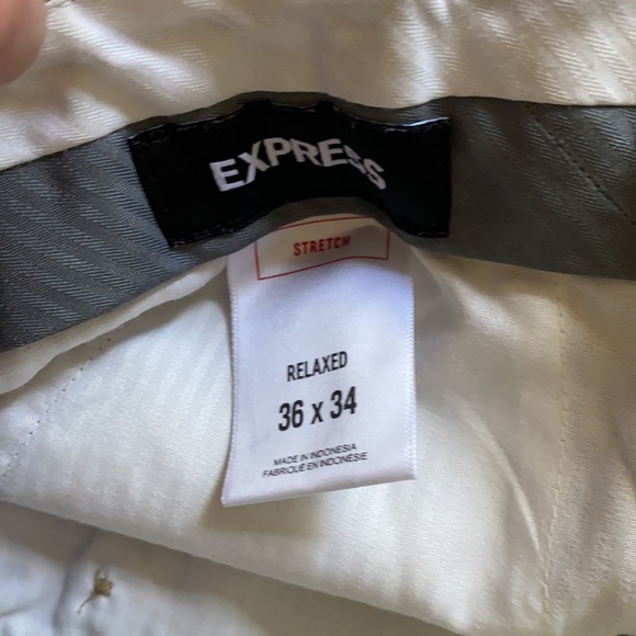 NWOT Express flat front khaki slacks - Picture 2 of 4